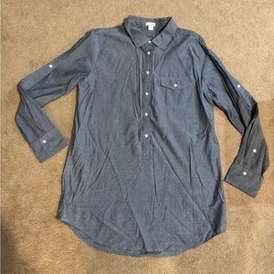 ⭐️ J Crew women’s tunic cotton top size medium